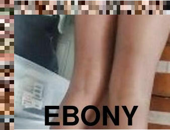 Masculine  ebony boy showig butt