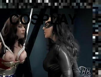 Wonder Woman Vs With Cat Woman
