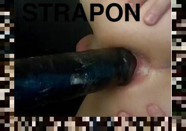 Domina huge strapon and fisting pov (follow on OF and fansly for more)