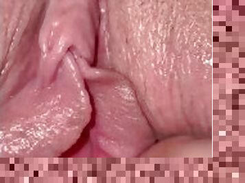 Close-up juicy pussy