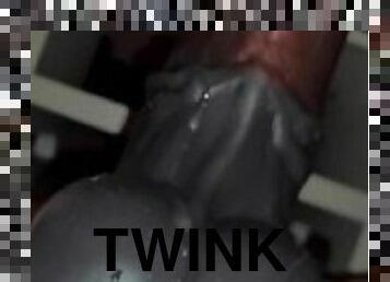 Twink Slut riding XL horse dildo - short teaser
