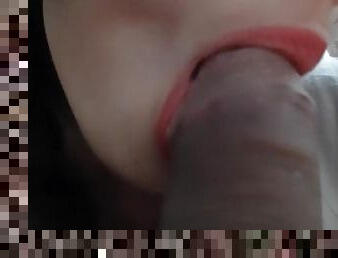 Engolindo o pau / close-up blowjob #2