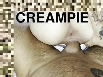 Oops! No Protection Creampie in the Kitchen - InHolyPussy
