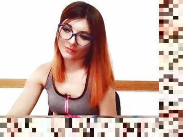 papa, lunettes, masturbation, amateur, ados, pieds, rousse, baisers, ejaculation, mignonne