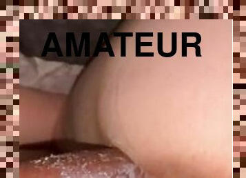 fitta-pussy, amatör, gigantisk-kuk, blandade-raser, creampie, par, tight, ensam, kuk