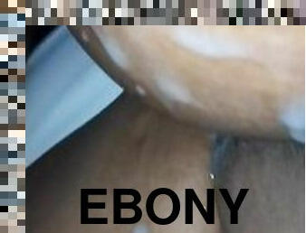 I love this Ebony pussy creampie