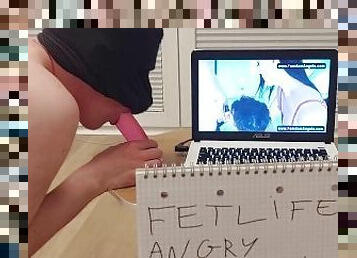 Cock sucking training for FetLife: AngryRussianN