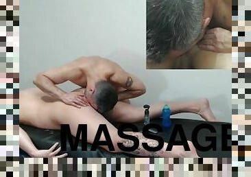 Tj and Mike. A real anal massage followed by flip sex