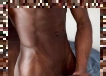 Young guy shows off his muscular body and cums on his fingers - full video on my Onlyfans