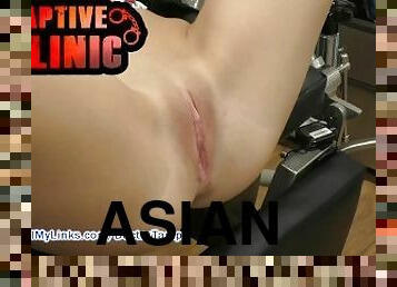 asiatique, chatte-pussy, médecin, ados, parfait, fétiche, examen-gyno