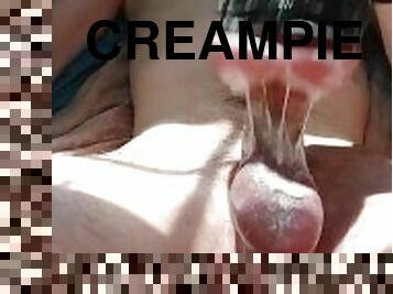 Fucking my fleshlight until my massive creampie leaks out