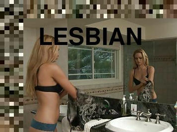 Lean brunette Stephanie Sage is an incredible lesbian lover