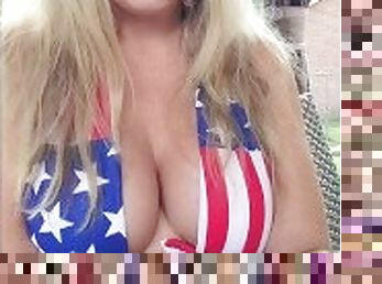 Patriotic Bikini Smoke