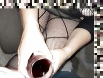 like to drink red wine with hot cum????????