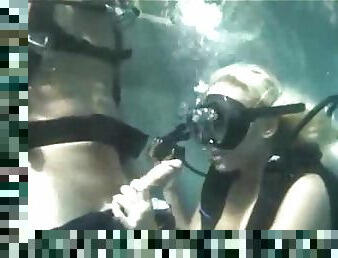 Scuba diving chick is fucked in her wet pussy