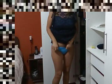 58 Year Old Latina Mom Dresses And Undresses To Be Fucked By Stepson