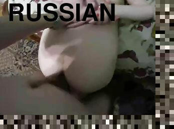 The First Anal Of A Russian Student. Filled Ass With Sperm
