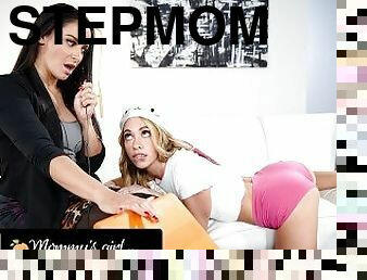 MOMMY'S GIRL - Bored Teen Khloe Kapri Wants To Fuck With Her Busy Working Stepmom Sheena Ryder