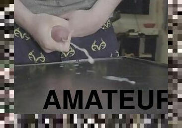 masturbation, amateur, ejaculation-sur-le-corps, célébrité, ejaculation, solo