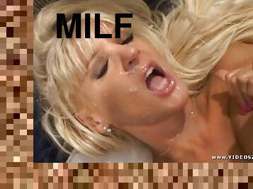 Smoking Hot MILF Gets Fucked By Two Cocks