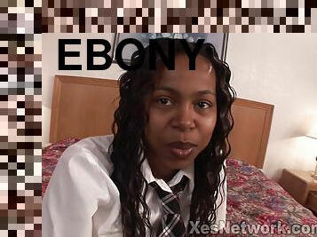 19 Yr Old Ebony Teen Slut Fucks In Hotel Room