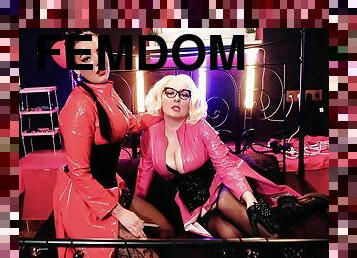 Rude Joi - Femdom Free Porn Video - 2 Milfs In Pvc Talking Dirty And Tease