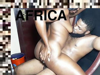 African Milf Pussy Welcomes Krissyjoh S Big Dick On Chair With Passionate Sex