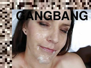 2nd Gangbang & Bukkake - Alisha Adams