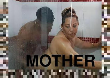 A Rich Hot Shower With My Beautiful Stepmother