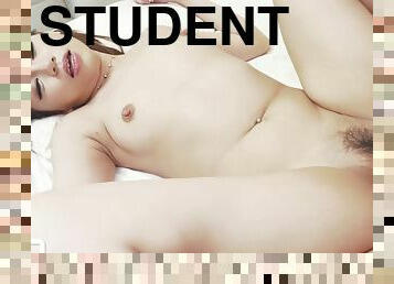 Naughty Student Prefers To Fuck Her Tutor & Take His Cum In Her Pussy Than Study