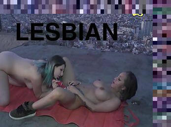 Latina Lesbians, Betty Foxxx And Yuno Love In Lesbian Sunrise With Two Crazy Sexy 14 Min