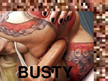 Anal Toys At Home: Alt Girl Telari Shows It All 2 - Busty Tattooed MILF Telari Love masturbating solo