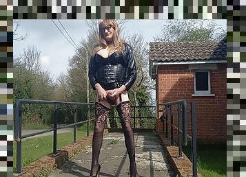 masturbation, en-plein-air, pisser, public, transsexuelle, amateur, anal, européenne, britannique, euro