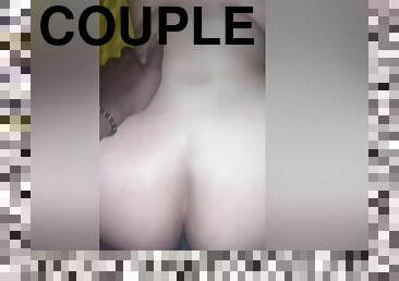 Interracial Couple, Love Doggystyle And Queef