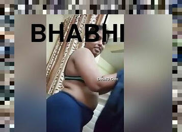 Today Exclusive- Sexy Desi Bbw Bhabhi Wearing Cloths