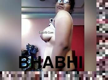 Desi Bhabhi Shows Her Big Boobs And Fucked Part 8