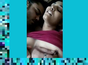 Bhabhi Giving Boobs To Dewar N Kissing Him When Home Alone