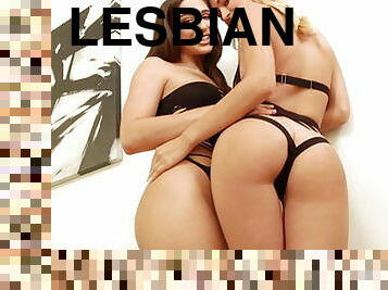 Her first lesbian anal