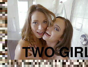 Two girls one cock