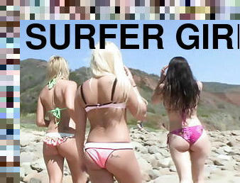 Surfer girls