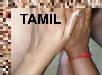 Tamil wife oil massage for cock