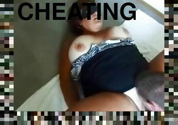 Cheating wife being used by a Craigslist guy in an empty house