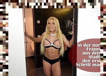 German guy picks up blonde teen slut in pov on vacation