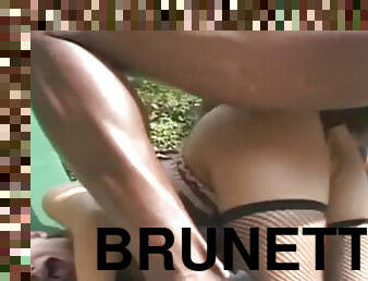 Brunette Roxy Jezel loves BBC and cum