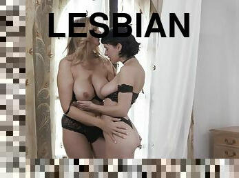 masturbaatio, ruikkiminen, lesbo-lesbian, sohva