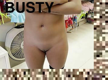 Latino Shoplifter Needs To Such Huge Dong With Big Hanging Nads