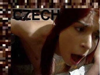 Beautiful Czech girls sucking and fucking for some cash