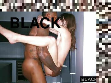 BLACKEDRAW Riley Reid rims black stud in hotel room