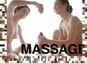 branlette, massage, trio