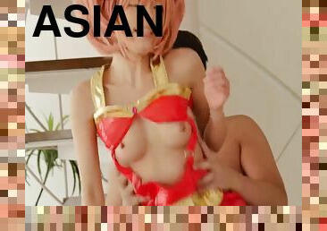 arousing asian cosplay bang